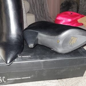 INC Leather Ankle boots